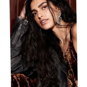 Free people Captain Rhinestone Earrings